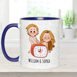 I'd Stay Up Past 9pm For You Clock - Personalized Couple Accent Mug