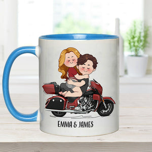 I Will Ride You - Personalized Couple Accent Mug