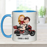 I Will Ride You - Personalized Couple Accent Mug