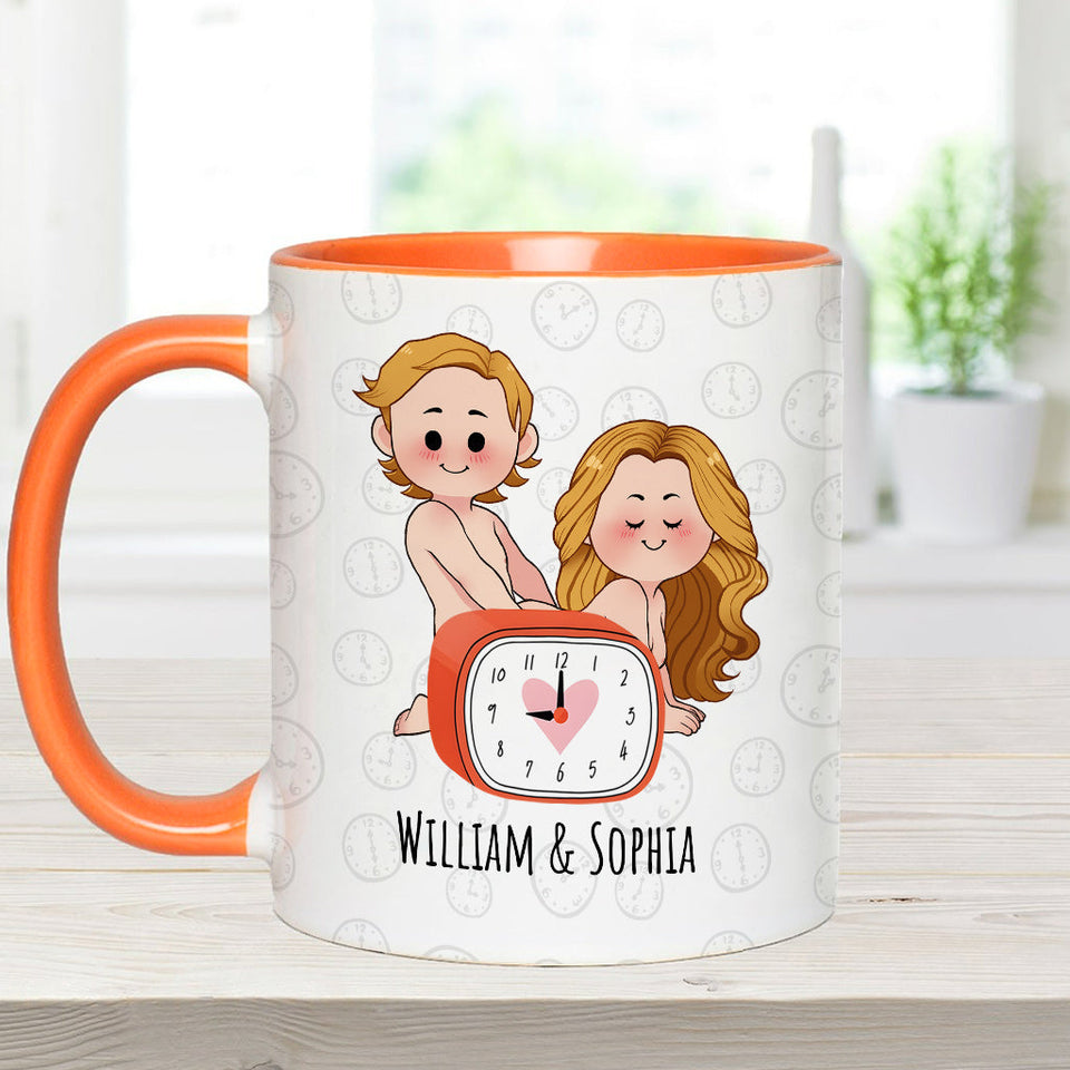 I'd Stay Up Past 9pm For You Clock - Personalized Couple Accent Mug