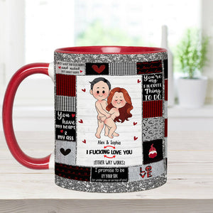 I Love You - Personalized Couple Accent Mug