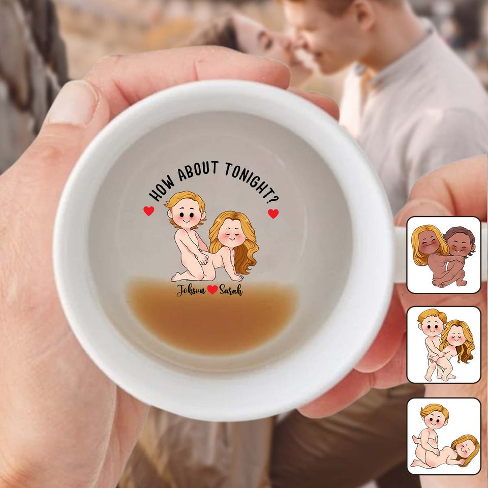 How About Tonight - Personalized Couple Hidden Message Mug