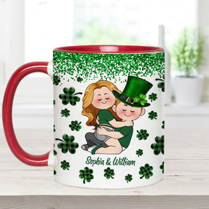 You Are My Lucky Charm - Personalized Couple Accent Mug