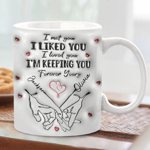 Forever Yours - Personalized Couple Mug