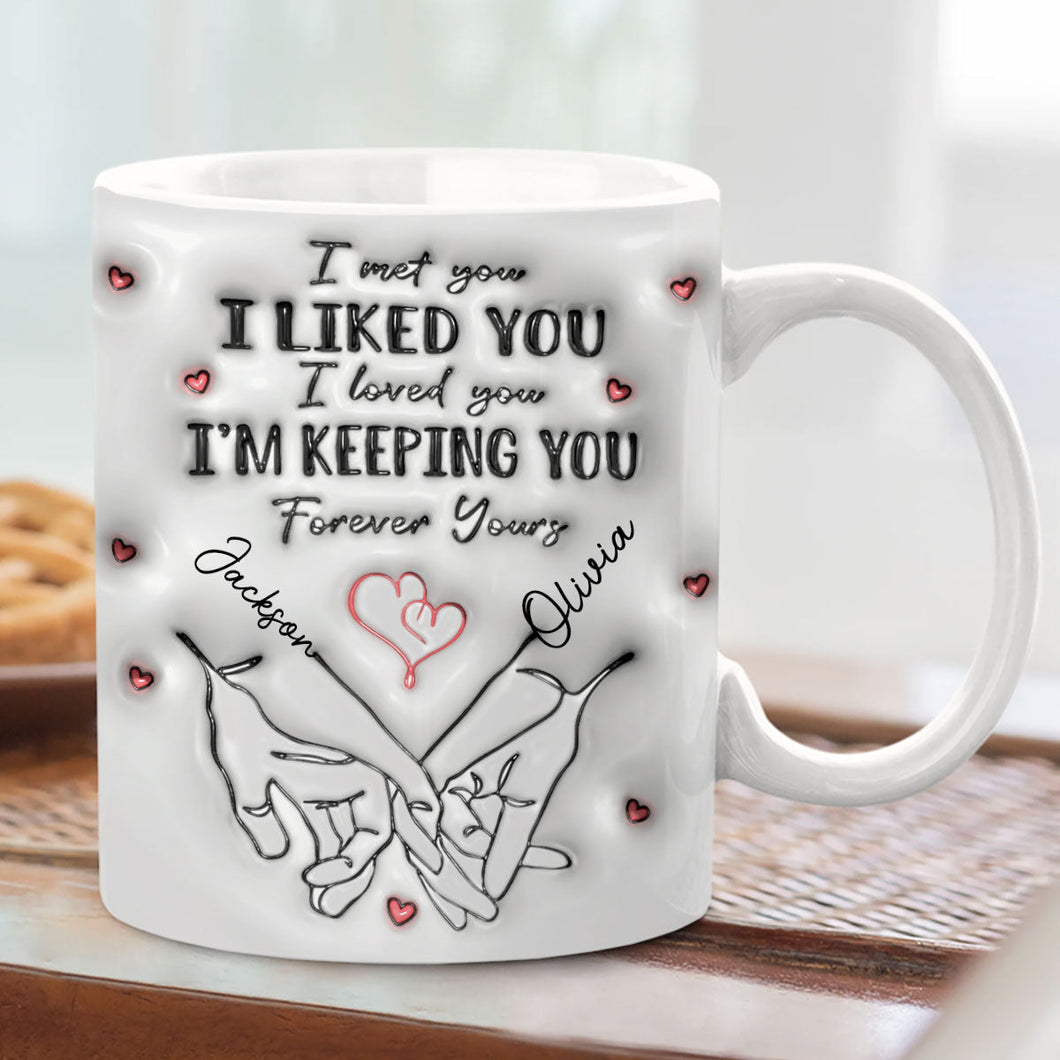 Forever Yours - Personalized Couple Mug