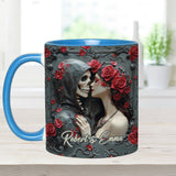 Til Death Do Us Part - Personalized Couple Accent Mug