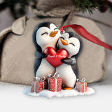 You & Me This Christmas - Personalized Couple Ornament