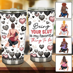 My Favorite Thing To Be - Personalized Couple Tumbler