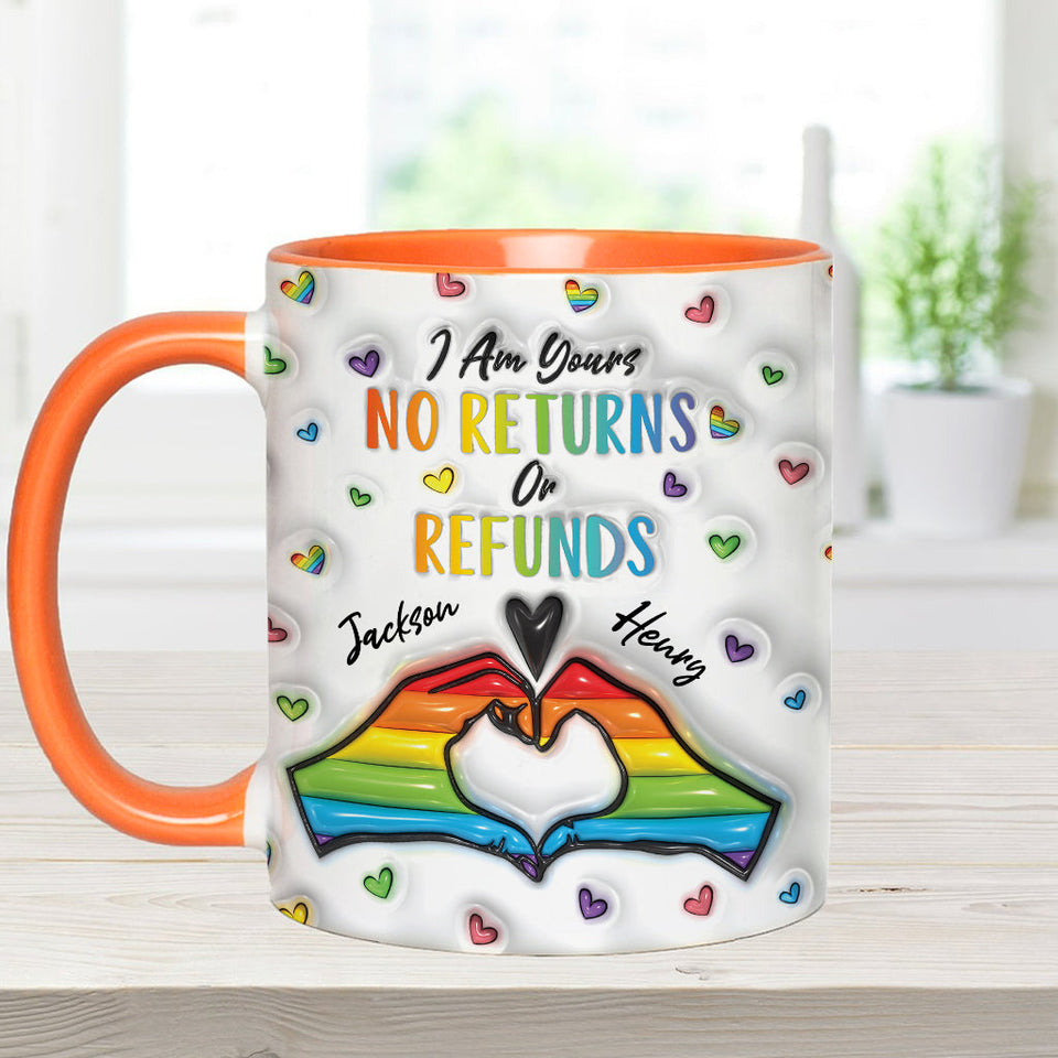 I Am Yours - Personalized Couple Accent Mug