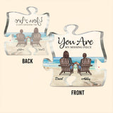 You Are My Missing Piece - Personalized Couple Custom Shaped Acrylic Plaque