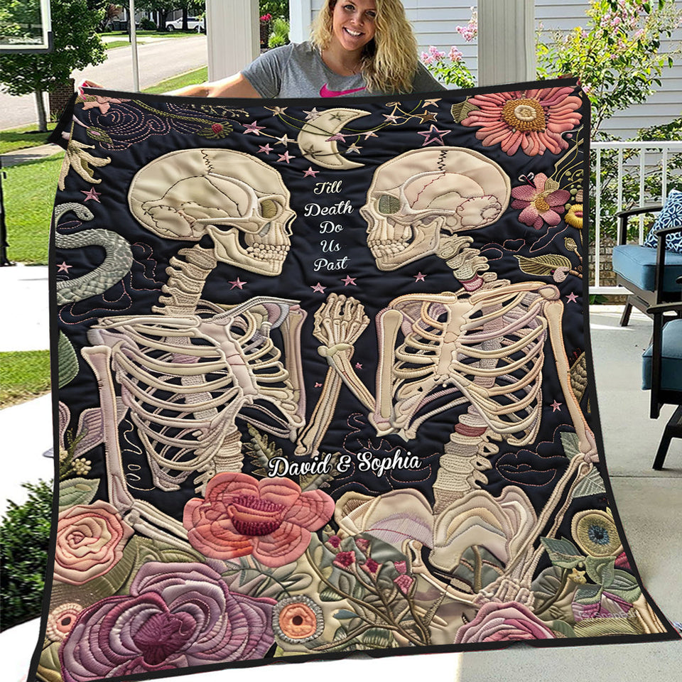 Til Death Do Us Part - Personalized Couple Quilt