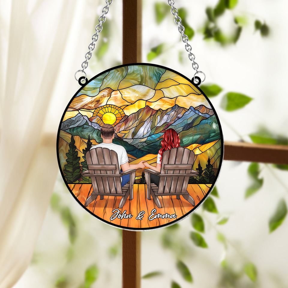 You And Me We Got This - Personalized Couple Window Hanging Suncatcher Ornament