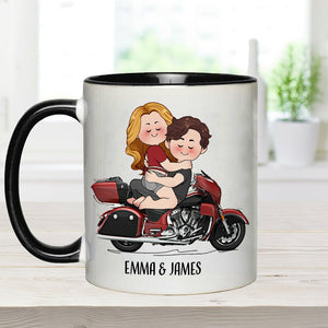 I Will Ride You - Personalized Couple Accent Mug