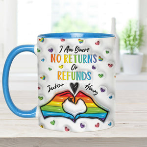 I Am Yours - Personalized Couple Accent Mug