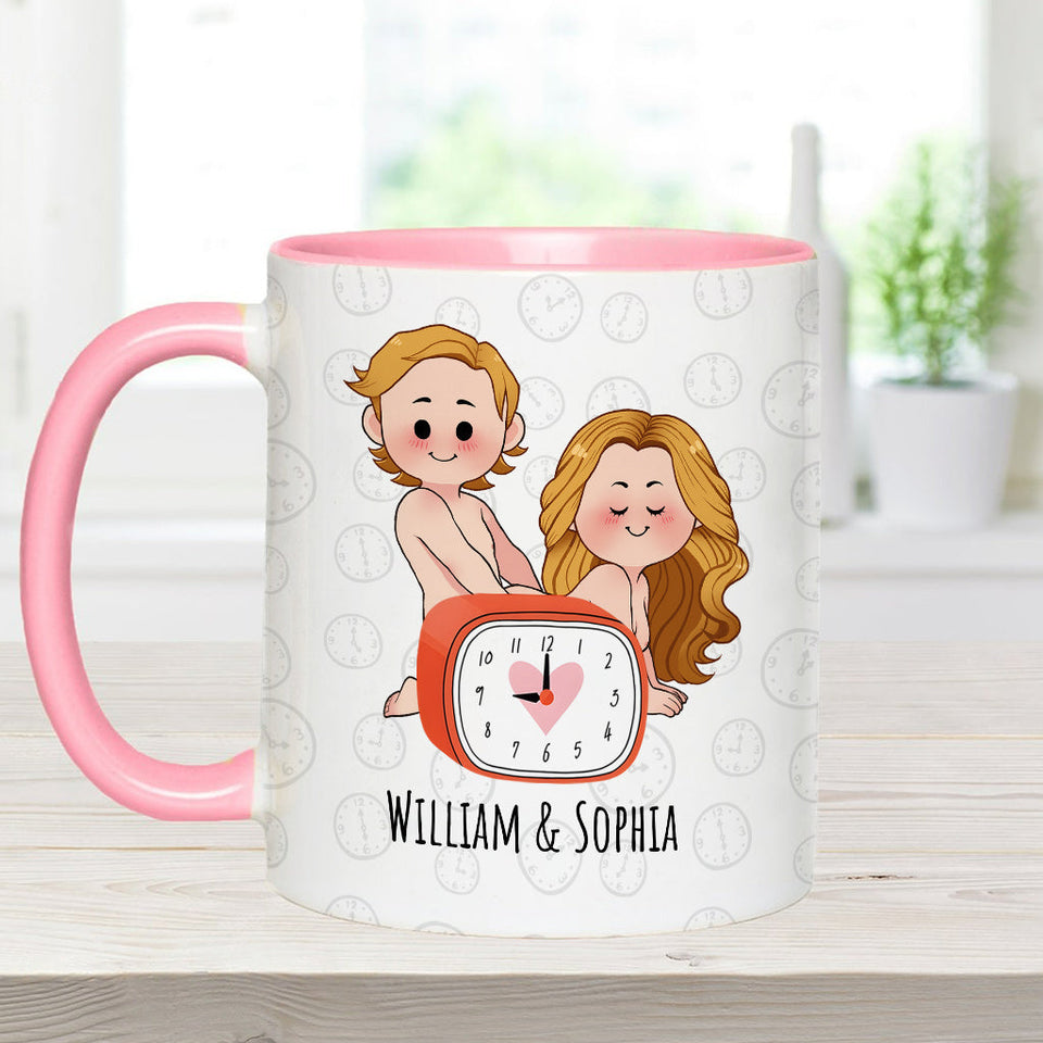 I'd Stay Up Past 9pm For You Clock - Personalized Couple Accent Mug