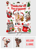 Thanks For All The Orgasms - Personalized Couple Blanket