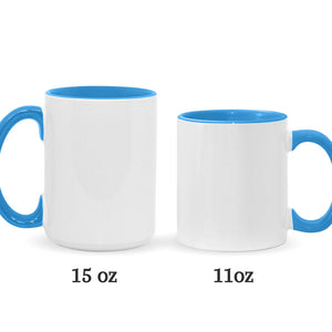 You, Me & The Sea - Personalized Couple Accent Mug