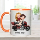 I Will Ride You - Personalized Couple Accent Mug