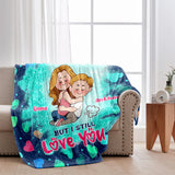 Your Farts F*cking Stink But I Still Love You - Personalized Couple Blanket