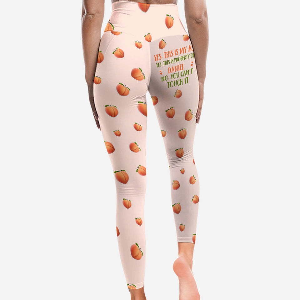 You Can't Touch It - Personalized Couple Leggings