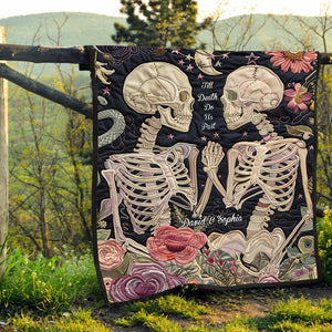 Til Death Do Us Part - Personalized Couple Quilt