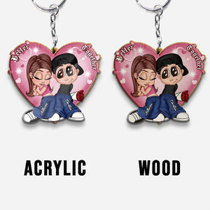 Y2K Couple - Personalized Couple Keychain