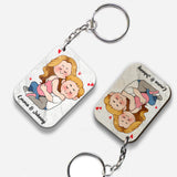 I Need You Tonight So Get Home Safe - Personalized Couple Keychain