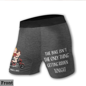 I Will Ride You - Personalized Couple Men’s Boxer Briefs