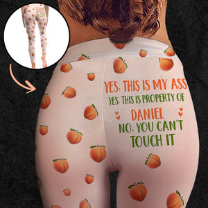 You Can't Touch It - Personalized Couple Leggings