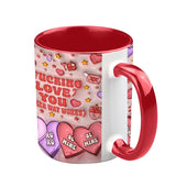 I Love You - Personalized Couple Accent Mug