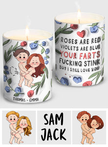 I Still Love You - Personalized Couple Candle With Wooden Lid