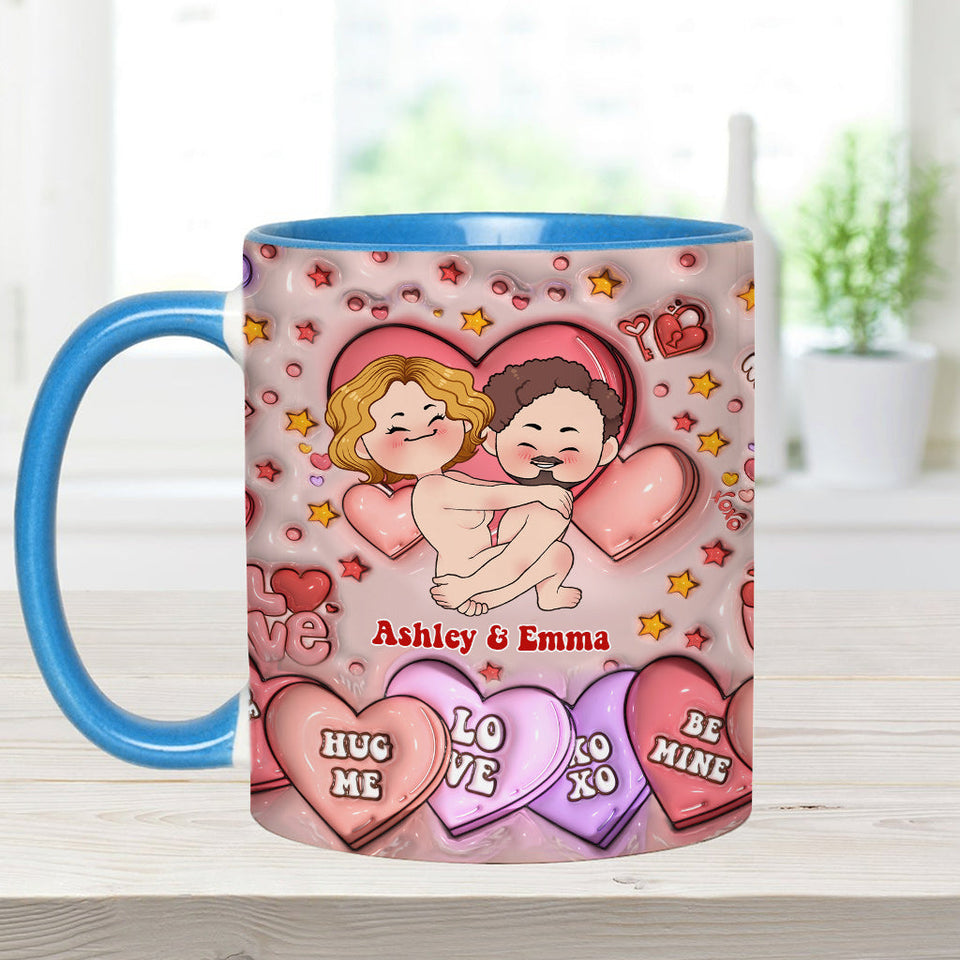 Get Your WIlly Ready - Personalized Couple Accent Mug