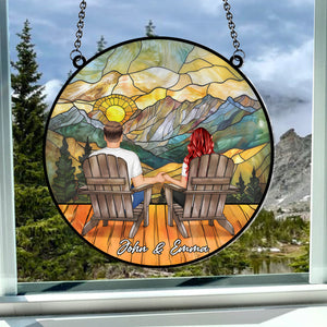 You And Me We Got This - Personalized Couple Window Hanging Suncatcher Ornament