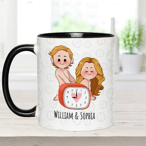 I'd Stay Up Past 9pm For You Clock - Personalized Couple Accent Mug