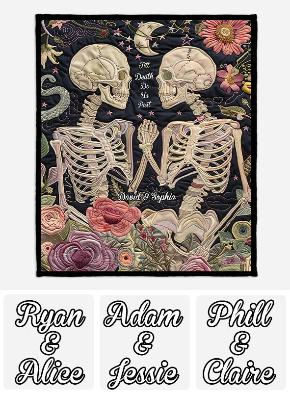 Til Death Do Us Part - Personalized Couple Quilt