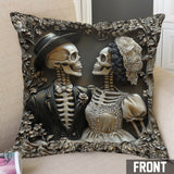 Til Death Do Us Part - Personalized Couple Throw Pillow