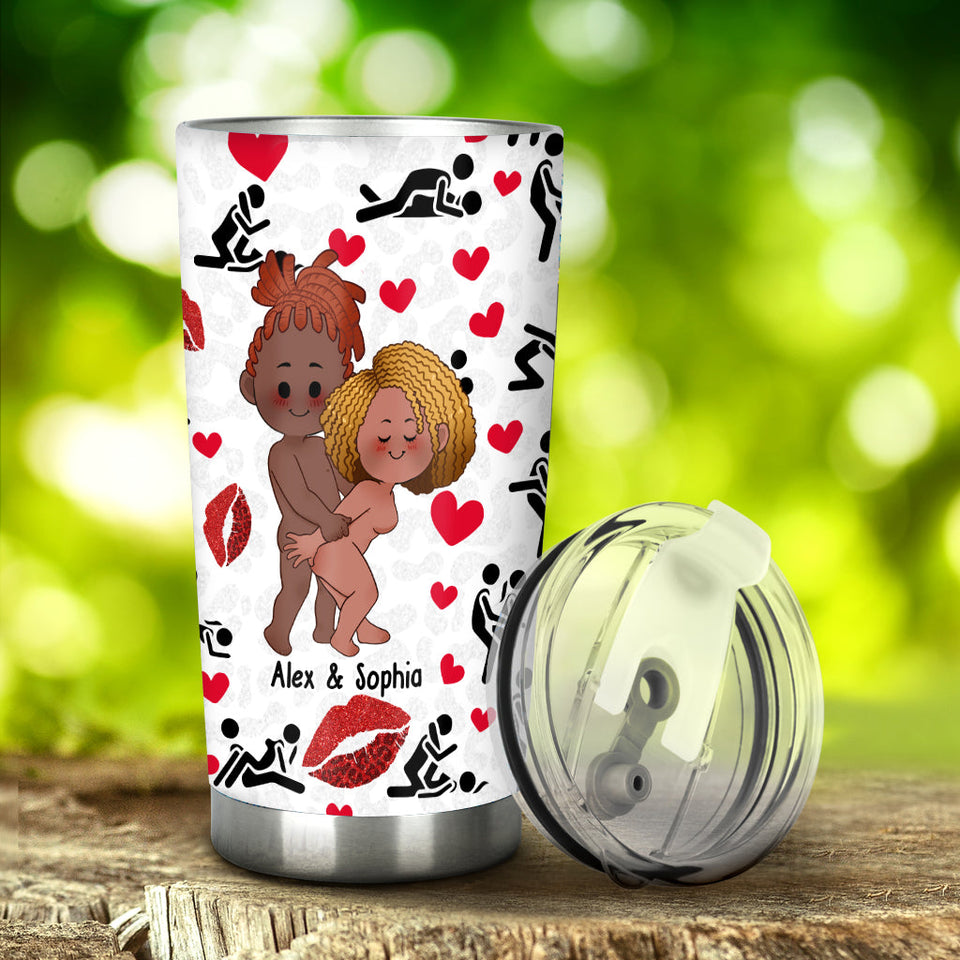 I Love You - Personalized Couple Tumbler