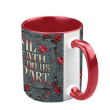 Til Death Do Us Part - Personalized Couple Accent Mug