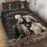 Till Death Do Us Part - Personalized Couple Bedding Set