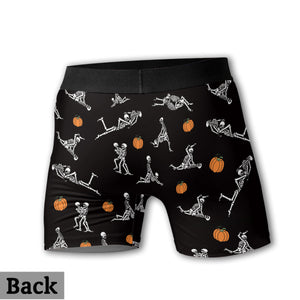 I Love Your Pumpkins & Broomstick - Personalized Couple Women Briefs & Men Boxer Briefs